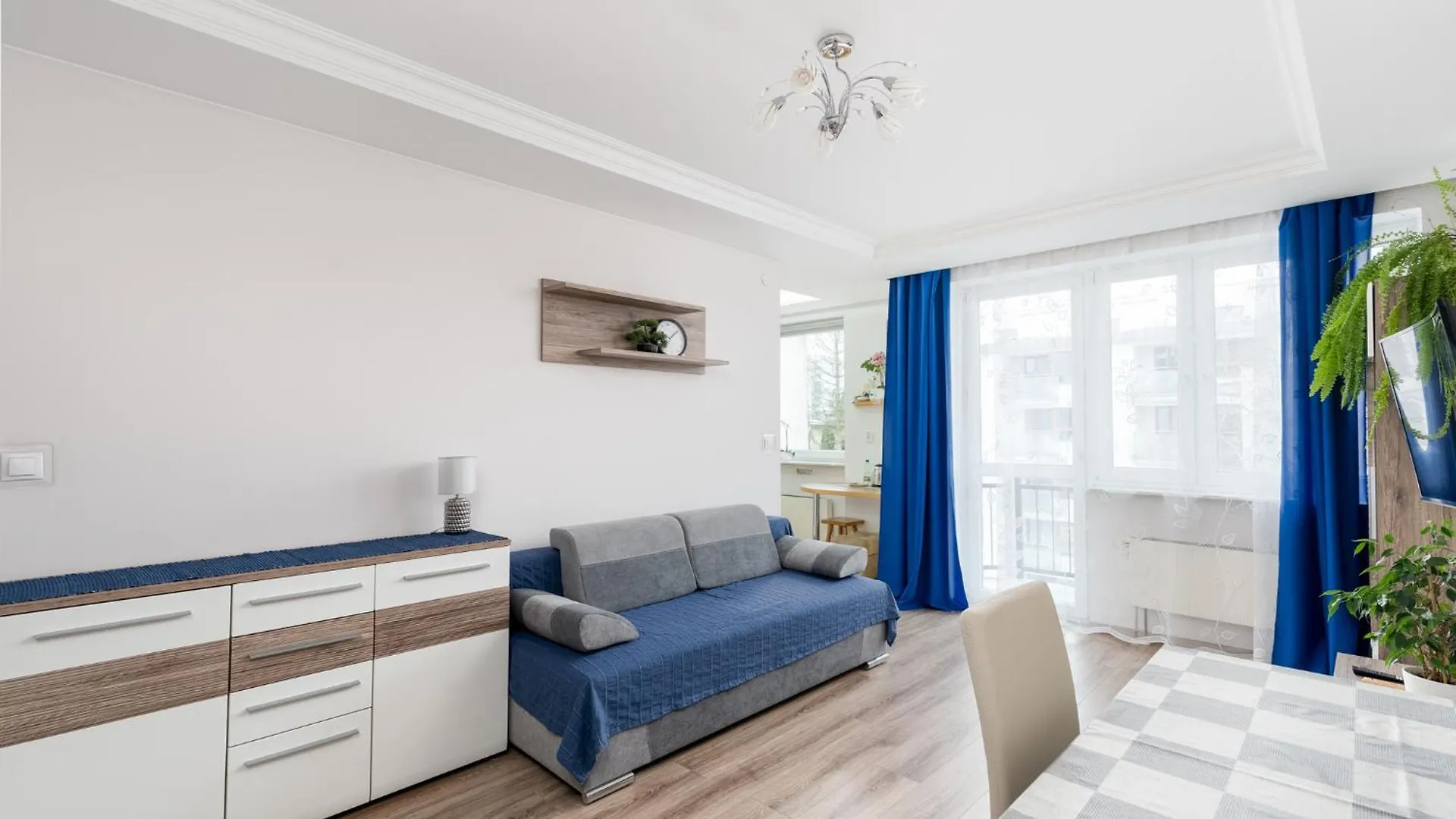 公寓 Park Bialopradnicki Blue Studio 克拉科夫
